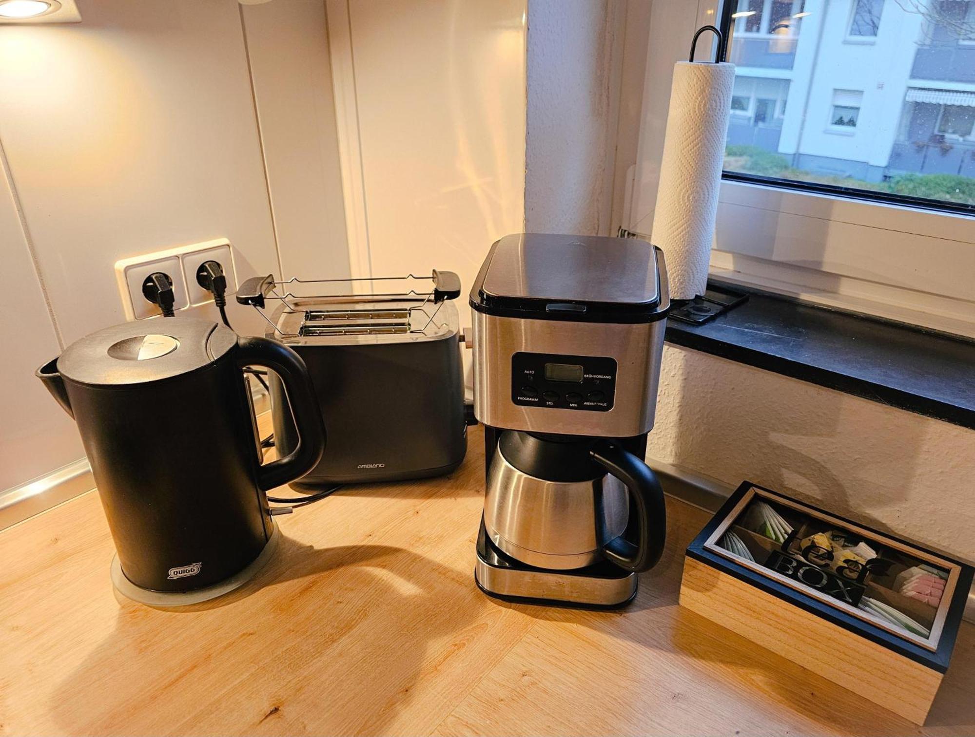 Ecocube Apartment2 Meppen14, Balkon, Kueche, Waschmaschine Rom bilde