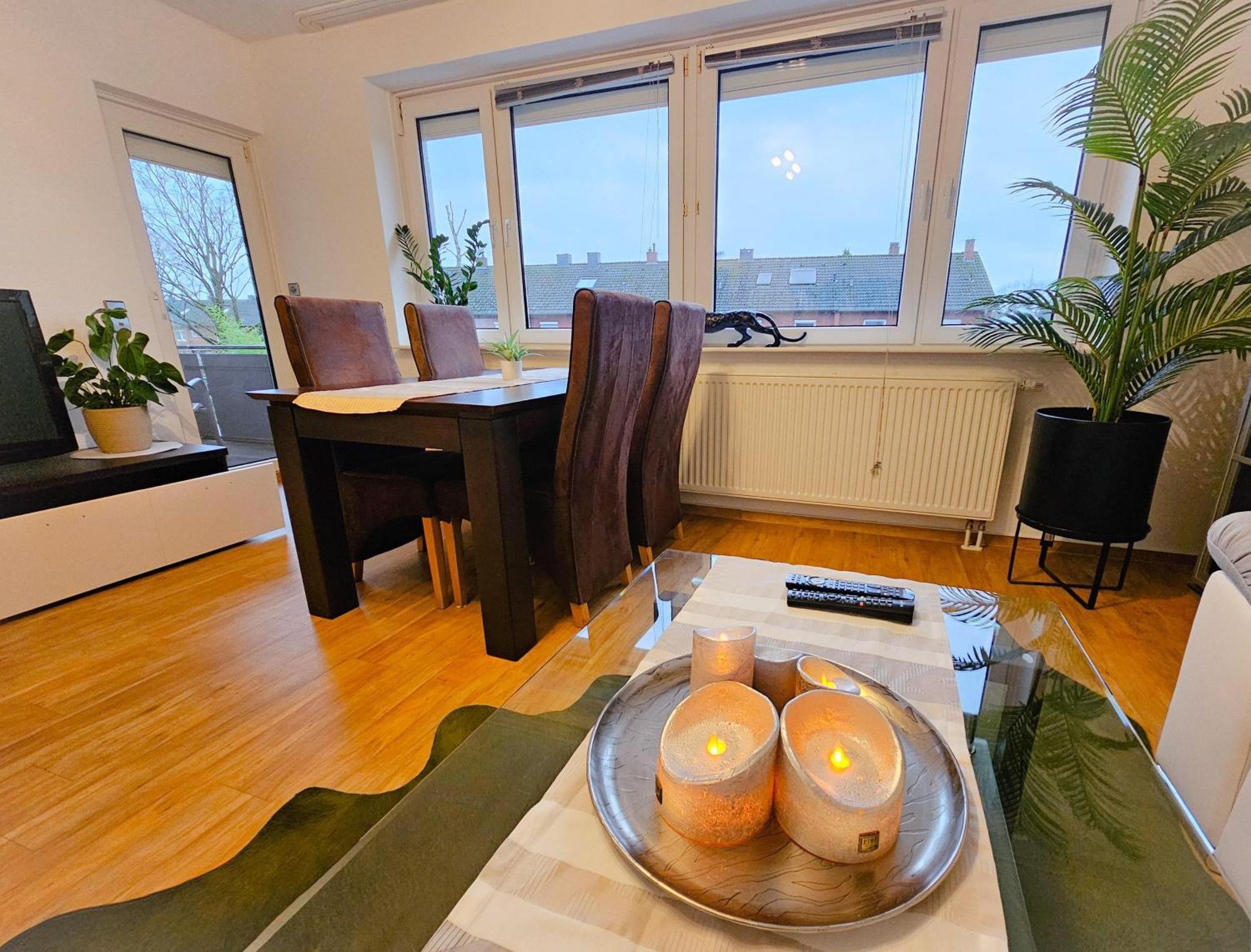 Ecocube Apartment2 Meppen14, Balkon, Kueche, Waschmaschine Rom bilde